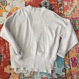 Women's Speckled Cream Sweater